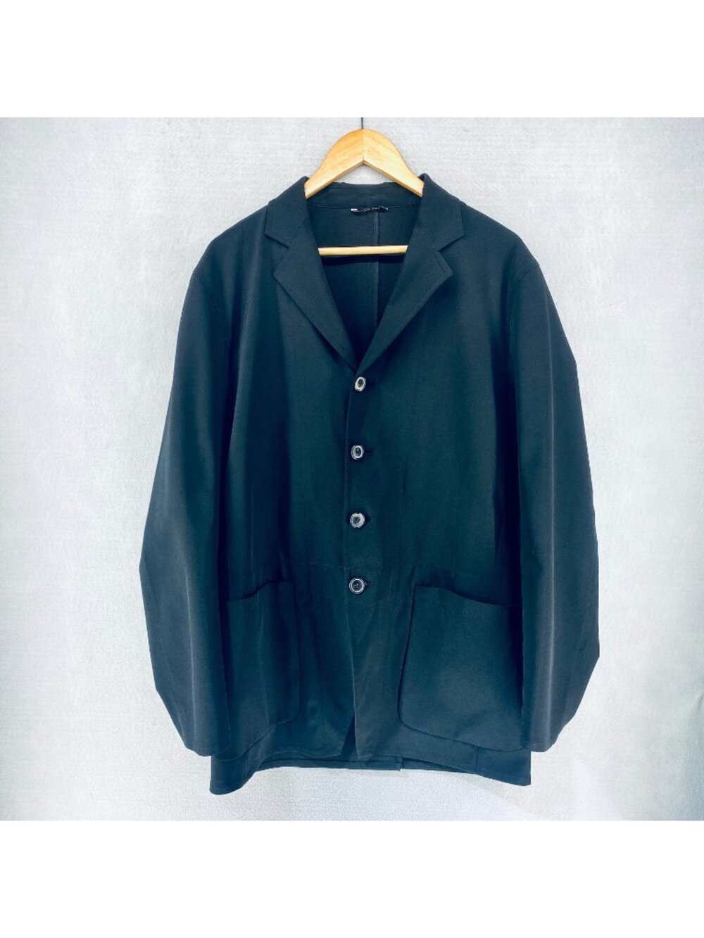 John Bartlette Blazer Mens 40R Black Stretch Sport Coat Jacket Wedding Italy